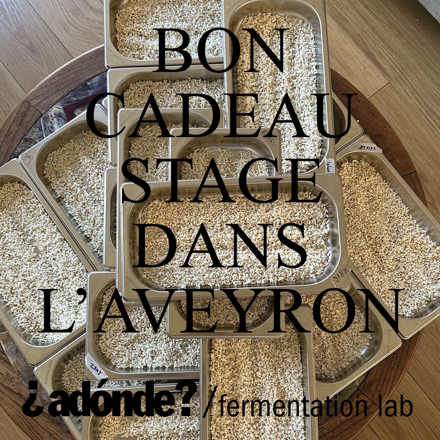 stage de fermentation dans l'Aveyron