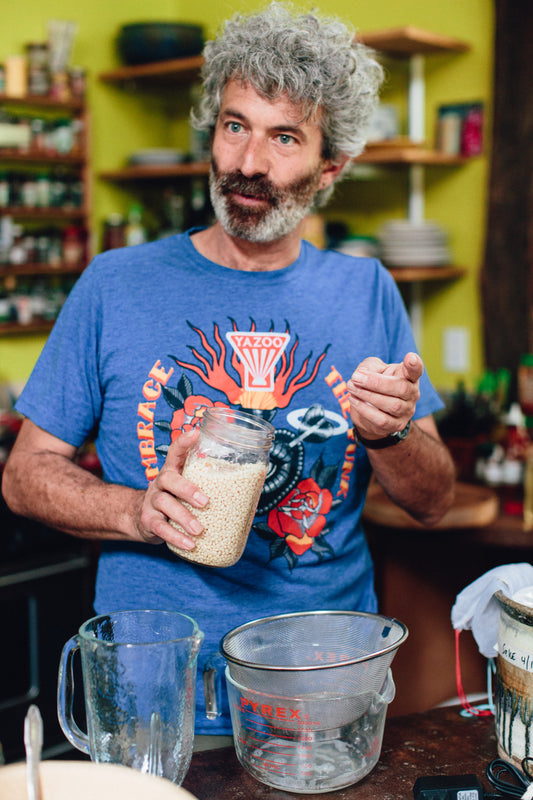 Sandor Katz chez ¿adónde? lab : stage de fermentation dans l'Aveyron